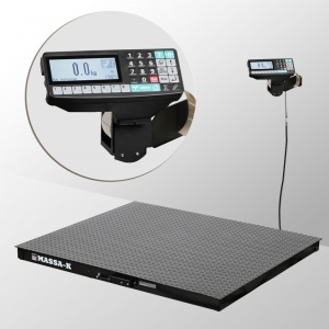 Весы платформенные с печатью этикеток 4D-PM-1_RP (500 кг)